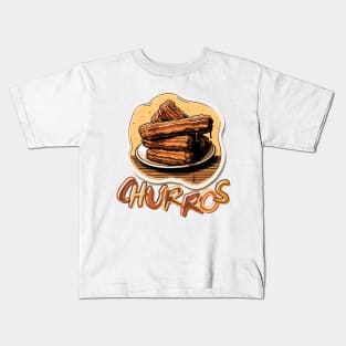 vintage churros Kids T-Shirt